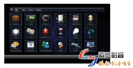 Control4的4Store界面