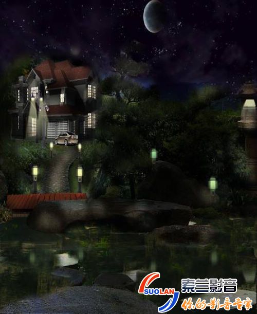 体验NICO梦幻的灯光场景 庭院灯光控制:节日模式