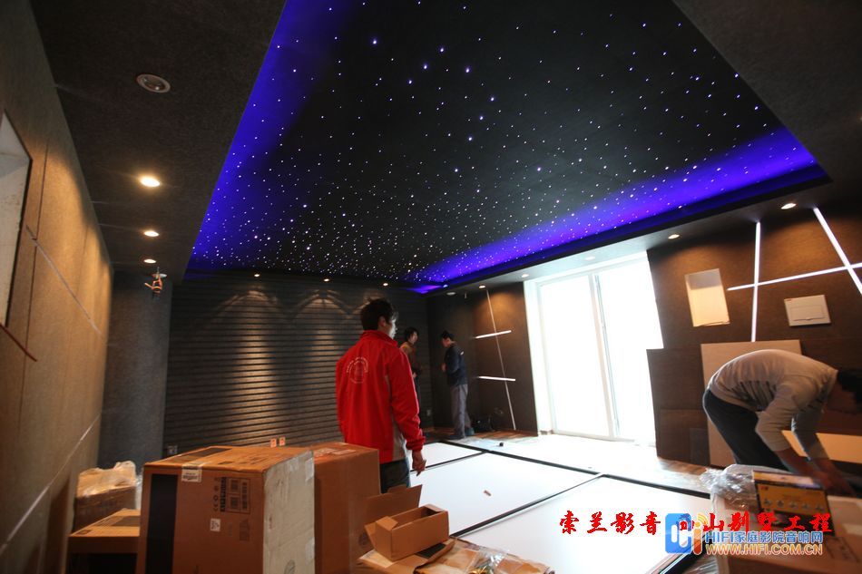 西山别墅安装家庭影院威力登DD18大炮APG音箱 20120203021924211