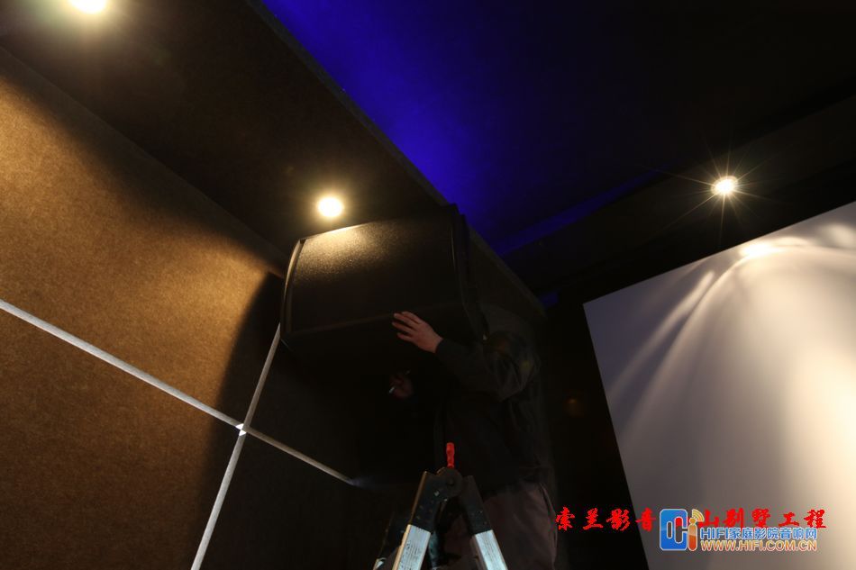 西山别墅安装家庭影院威力登DD18大炮APG音箱 20120203021926375