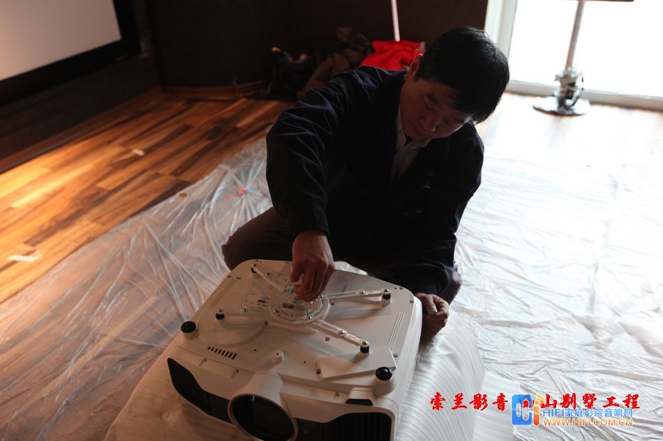 西山别墅安装家庭影院威力登DD18大炮APG音箱 20120203021926910