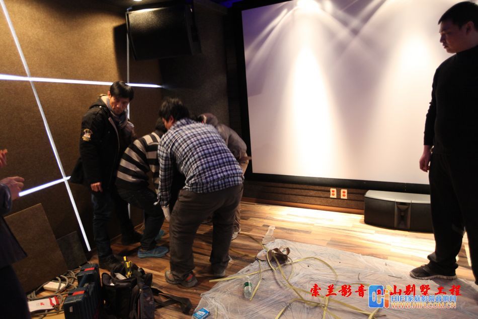 西山别墅安装家庭影院威力登DD18大炮APG音箱 20120203021927711