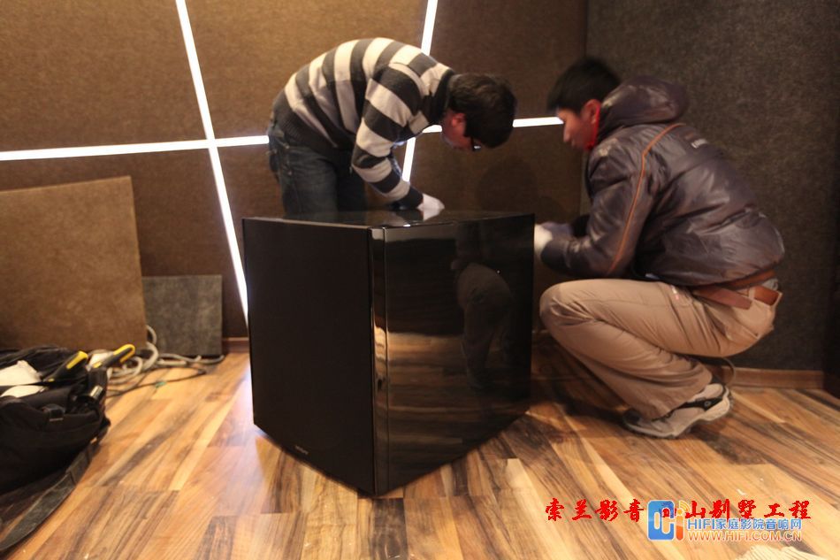 西山别墅安装家庭影院威力登DD18大炮APG音箱 20120203021927807