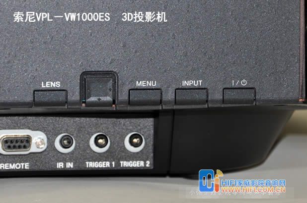 CES2012展索尼超高清家用3D投影机VW1000ES VW1000ES投影机机身按键