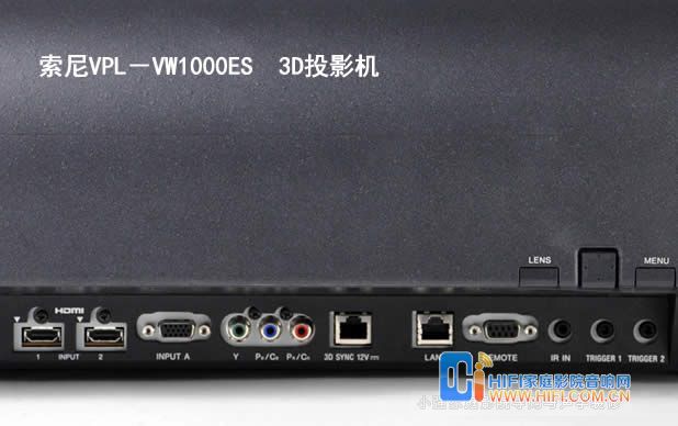 CES2012展索尼超高清家用3D投影机VW1000ES 索尼VW1000输入端子