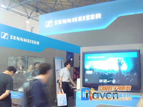 Sennheiser大振膜录音室话筒闪亮PALM展 Sennheiser展位