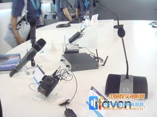 Sennheiser大振膜录音室话筒闪亮PALM展 Sennheiser展出的话筒产品