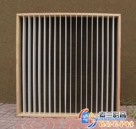 家庭影院装修中使用的新型扩散体 声学装修风琴扩散体
