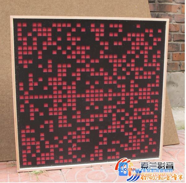 家庭影院装修中使用的新型扩散体 数码扩散体