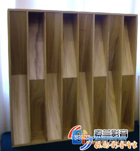 家庭影院装修中使用的新型扩散体 内设尖劈的QRD变型扩散体