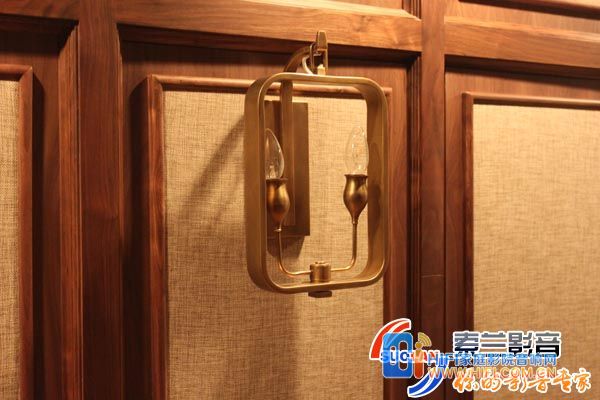 亚运村新颖家庭影院装修 家庭影院灯饰