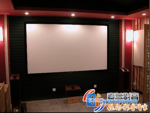 亚运新新家园的超大家庭影院 家庭影院装修投影幕布