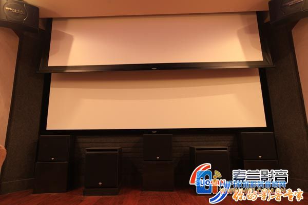 一千栋豪华家庭影院装修实景 家庭影院装修双幕布