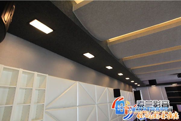 万万树家庭影院工程施工完设备进场调试 家庭影院音响
