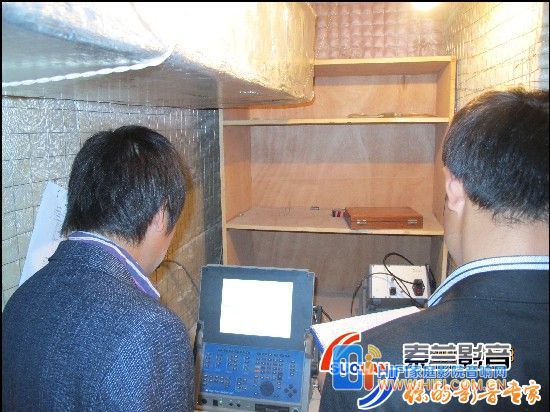 声盾隔音门D35清华大学声学测试结果出炉 测试过程