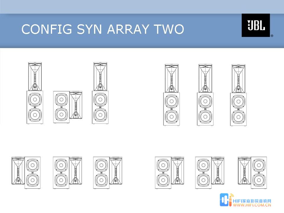 JBL 极品2 Synthesis Array Two 7.2套装 SAM1&2 Modular Array