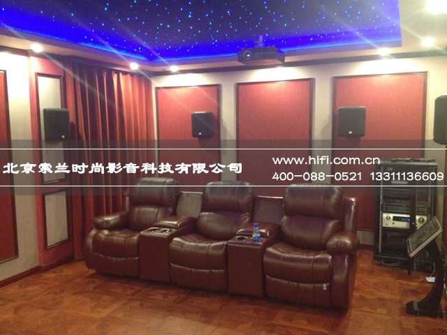 中海尚湖看不到声学处理的家庭影院设计案例 20170505045536552