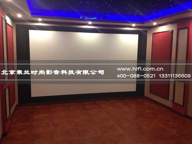 中海尚湖看不到声学处理的家庭影院设计案例 20170505045643272