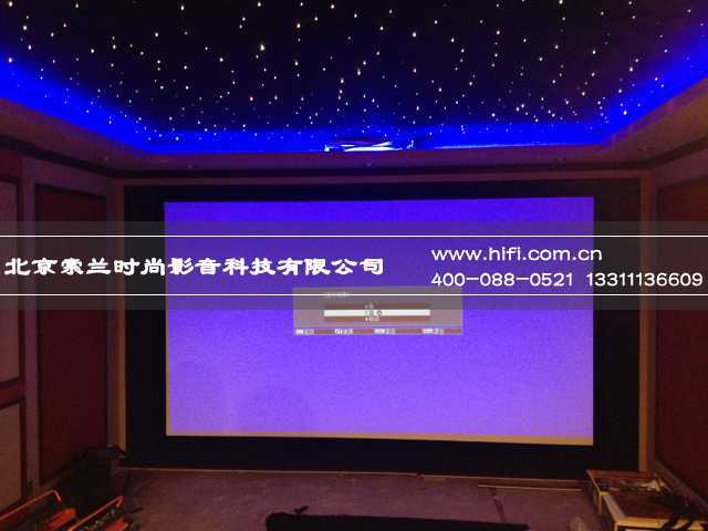 中海尚湖看不到声学处理的家庭影院设计案例 20170505045712185