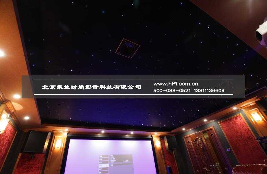 京基鹭府高端大气的欧式风格,构筑杜比全景声家庭影院 京基鹭府家庭影院设计