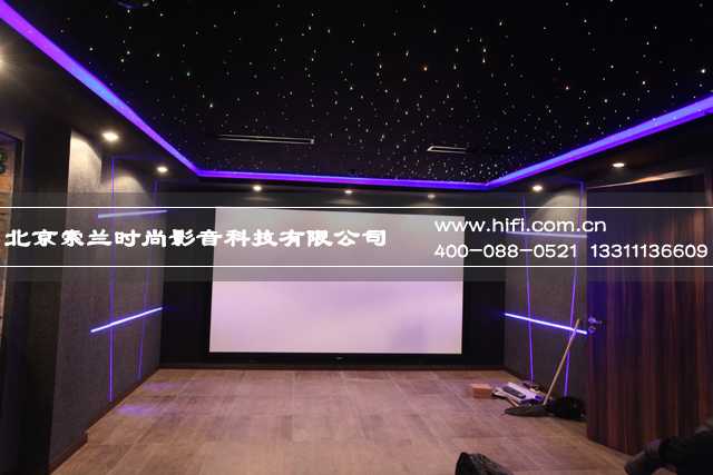 索兰影音——万通新新家园现代风格的家庭影院设计案例 家庭影院设备