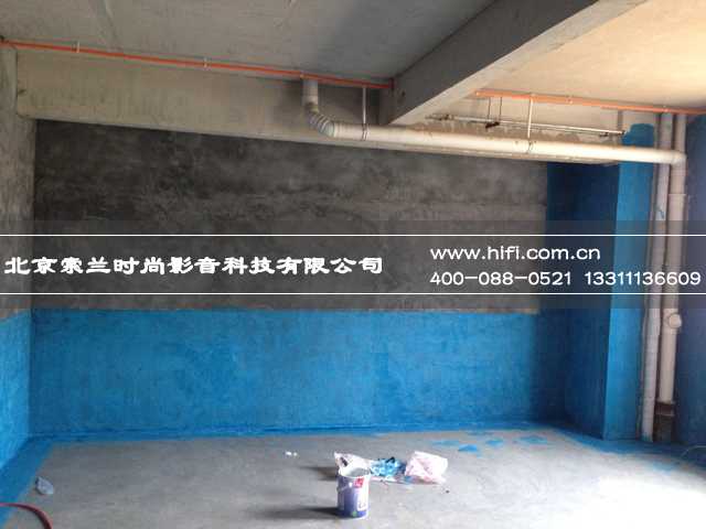 红色经典,延庆孔雀城私人家庭影院案例 20170507094640342