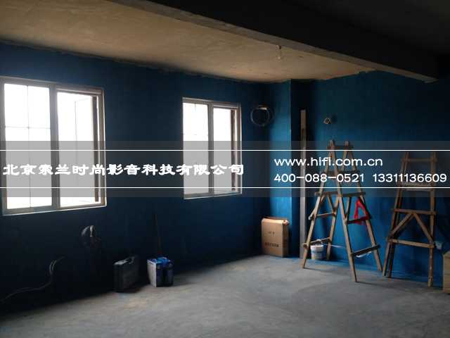 红色经典,延庆孔雀城私人家庭影院案例 20170507094817866