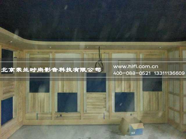 红色经典,延庆孔雀城私人家庭影院案例 20170507095004131