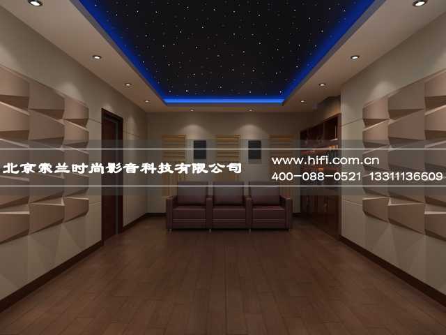 固安孔雀城私人家庭影院设计案例——索兰影音最新工程纪实 20170507110601631