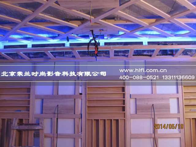 固安孔雀城私人家庭影院设计案例——索兰影音最新工程纪实 20170507110645764
