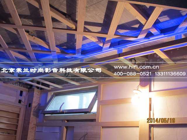固安孔雀城私人家庭影院设计案例——索兰影音最新工程纪实 20170507110657188