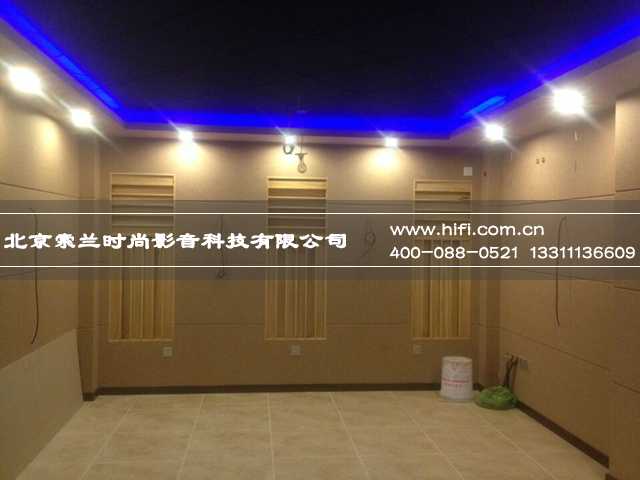 固安孔雀城私人家庭影院设计案例——索兰影音最新工程纪实 20170507110740866