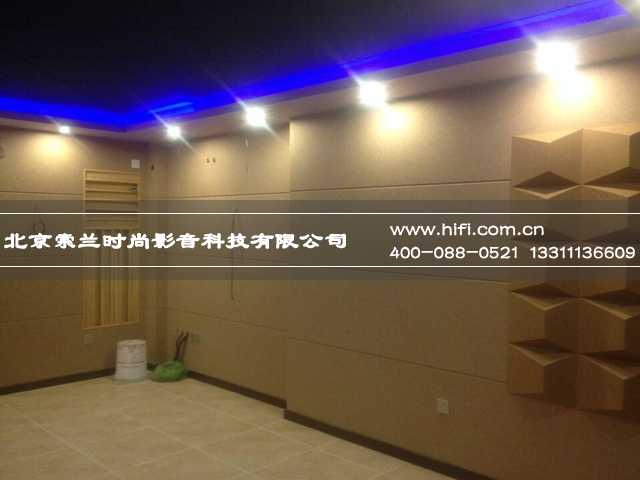 固安孔雀城私人家庭影院设计案例——索兰影音最新工程纪实 20170507110749117