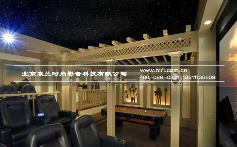 小空间私人家庭影院装修格调与光学处理分析 20170508012737405