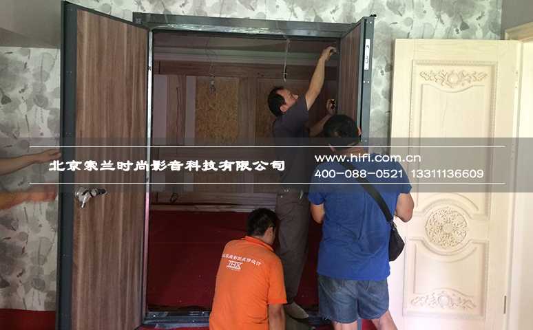 中海尚湖私人家庭影院声盾隔音门案例,专业隔音值得选择 20170509102251165