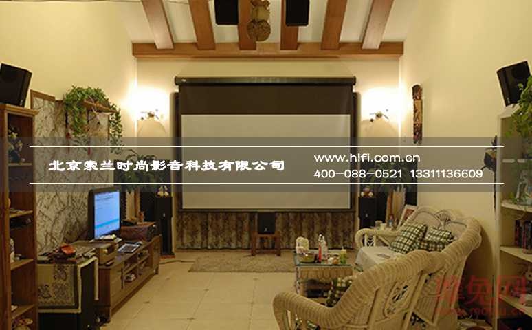在客厅打造私人家庭影院怎样安装投影幕布 20170516101725666