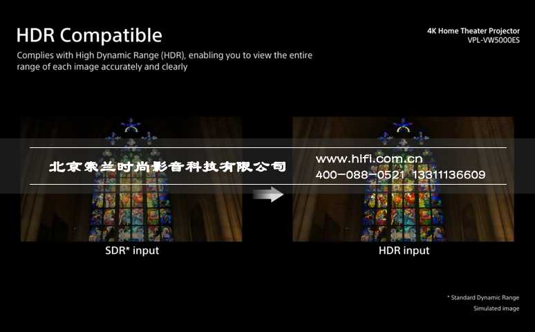 索尼布局4K HDR 怪兽级新品VPL-VW5000家庭影院投影机亮相北京 20170523031727262