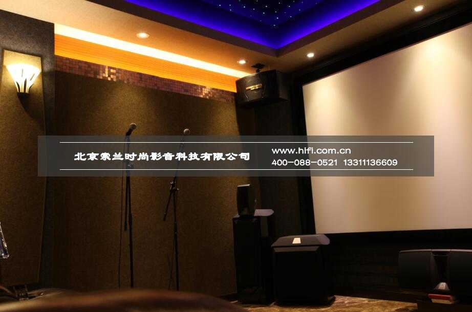 山东东营ARRAY系列音箱打造的影音房----山东东营实录 家庭影院设计