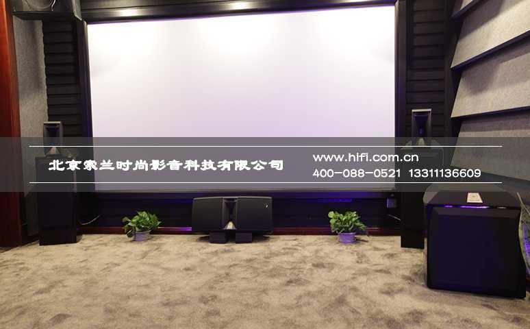炫丽与时尚的融合,御墅临枫多功能家庭影院设计方案 家庭影院投影幕布
