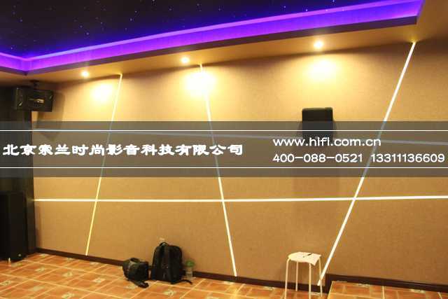 索兰影音最新家庭影院设计案例——自在香山简约时尚的家庭影院 20170616021724338