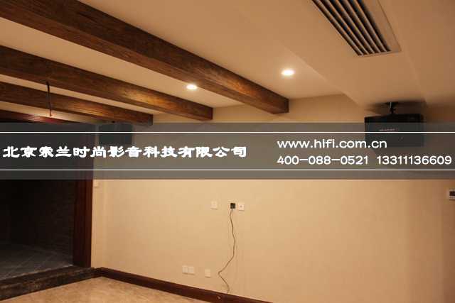 大湖山庄现代简约的家庭影院声学设计案例 家庭影院装修工程
