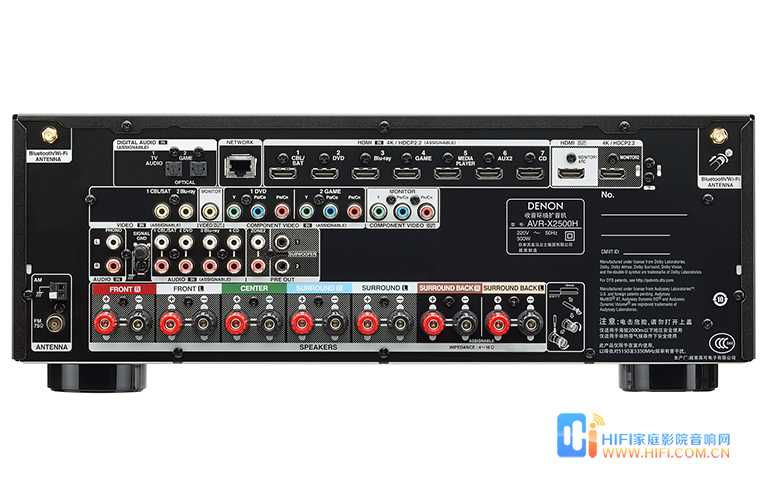 天龙入门中段级功放新品 | AVR-X2500H 7.2声道4K AV接收机 20180828034812341