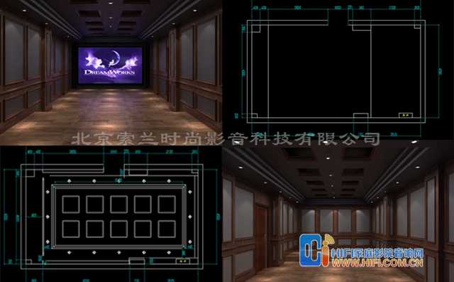 索兰影音展厅杜比全景声家庭影院设计案例 家庭影院设计效果图