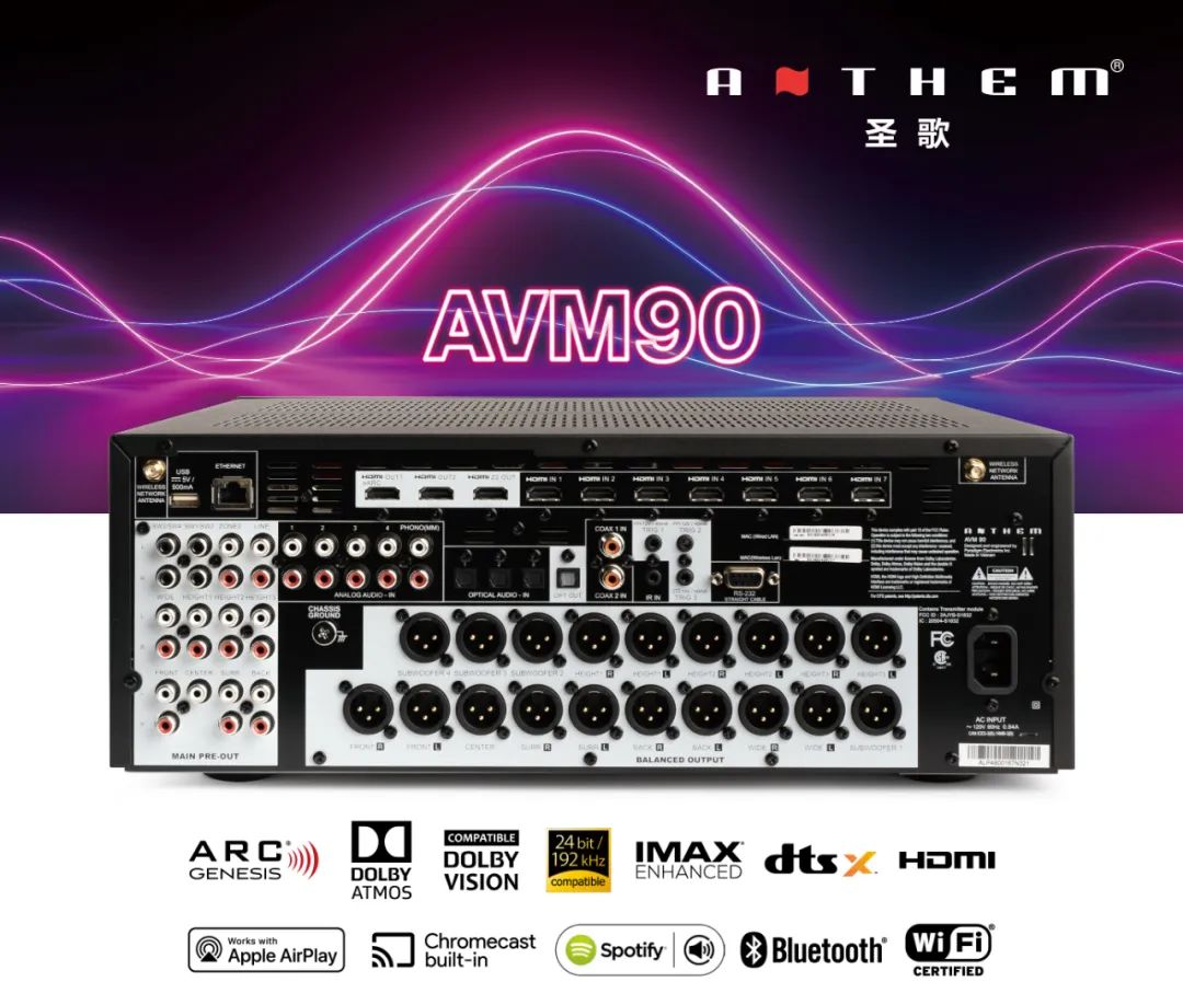 新品』追求卓越 Anthem 圣歌 AVM 90 19声道AV前级信号处理放大器 20220516092410380