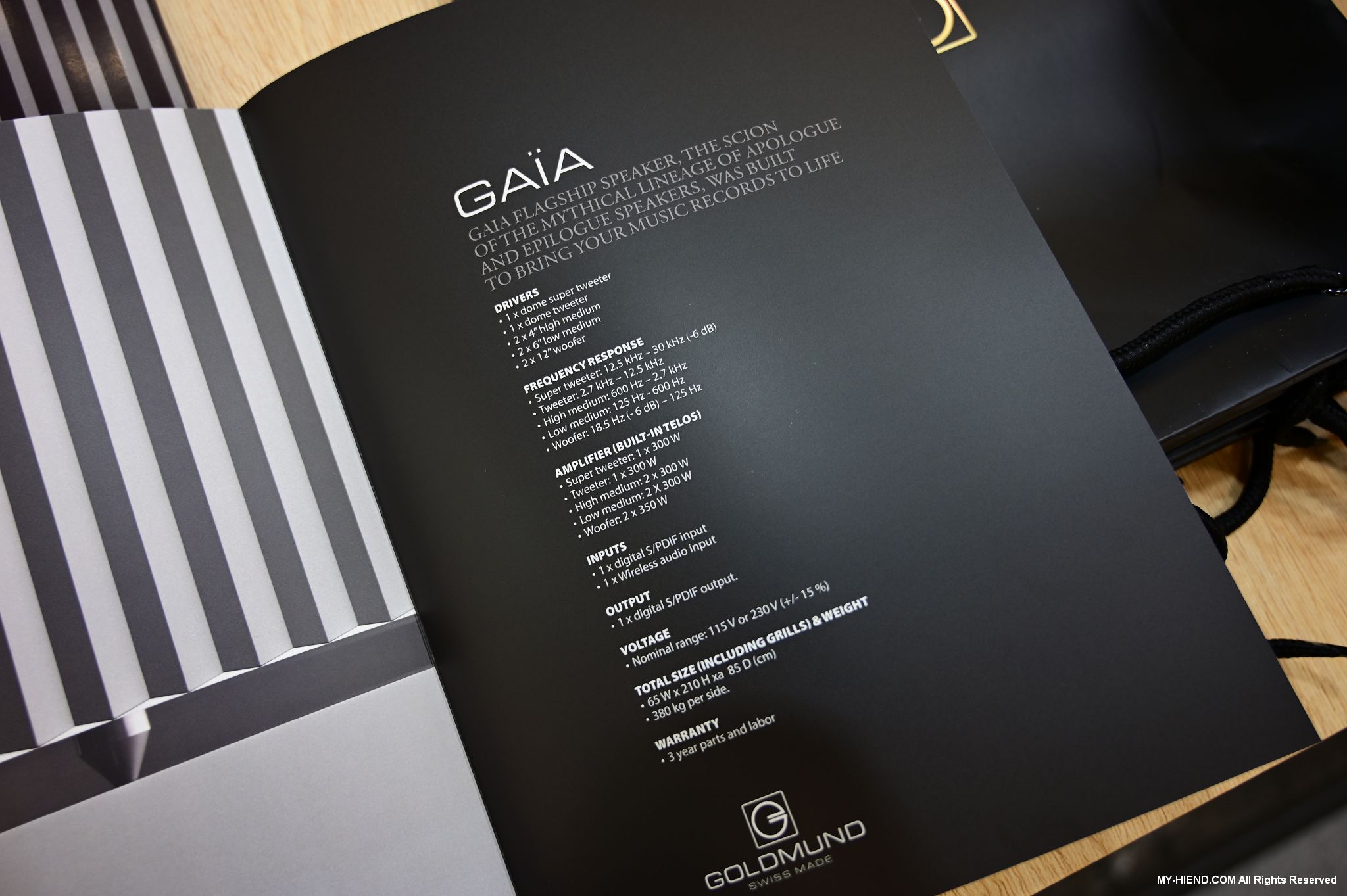 瑞士高文Goldmund发布了全新的旗舰音箱GAÏA (盖亚) 20220601012605602