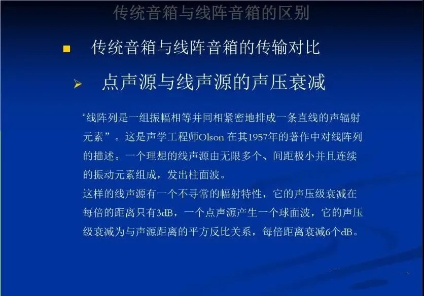 点声源和线阵列音箱功能区别 20220622112454198