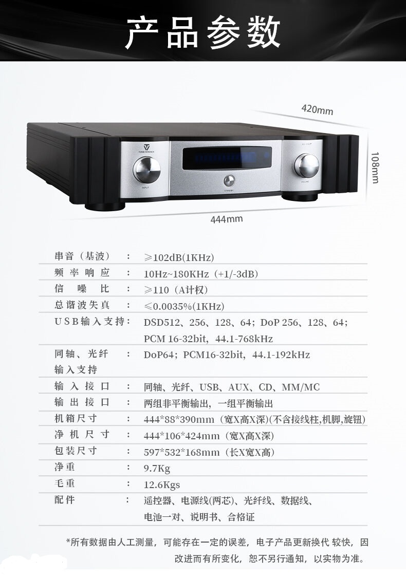 天逸强势推出旗舰级HI-END精品DSD解码前级AD-1PRE+ 20220804043915734
