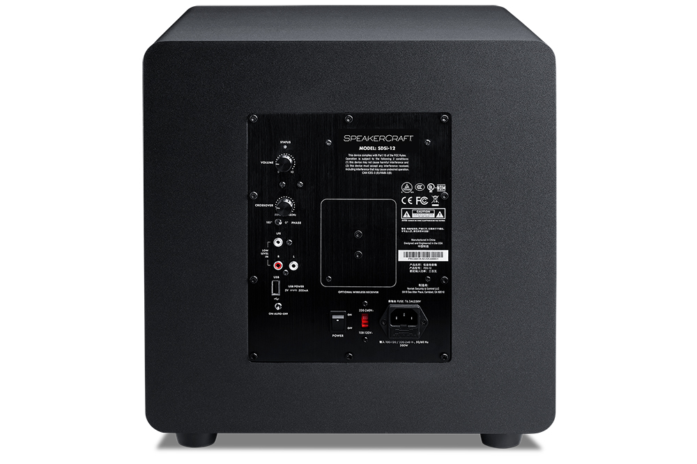 SDSi-12 主动式超低音音箱是 SpeakerCraft 旗下非常受欢迎的机种 20221025045739172