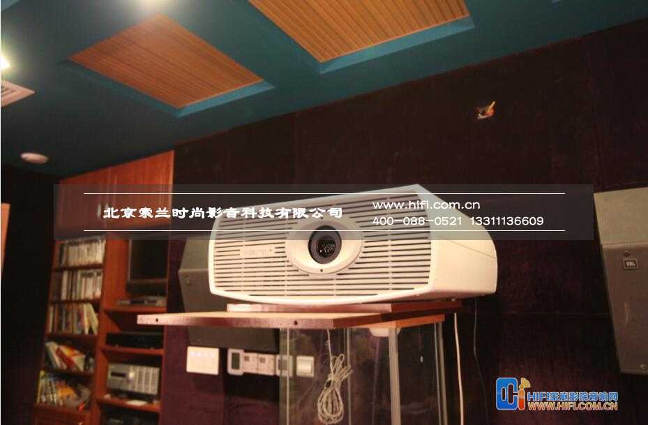 蓝岸丽舍2.35巨幕震撼级家庭影院 蓝岸丽舍家庭影院装修