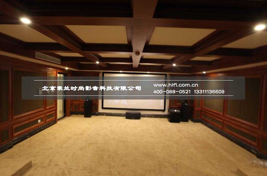 唐山纯美式风格家庭影院装修,JBL家庭影院音响 家庭影院设计